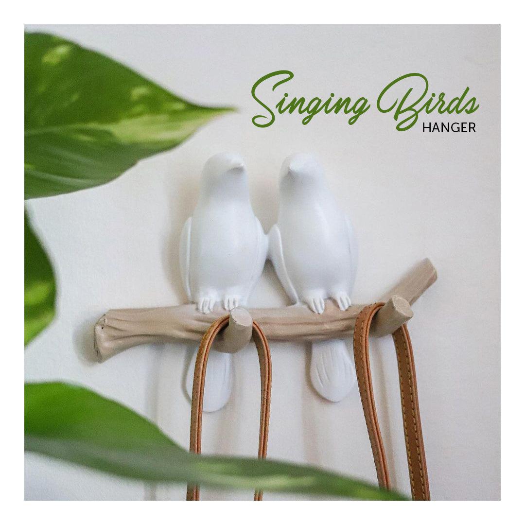 Frendorf | BirdSong – Melodische Vogel Wandhaken | Platzsparend | Dekorative Aufbewahrung | Wanddeko