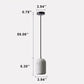 Terrazzo Zylindrische LED Zement LED Pendelleuchte
