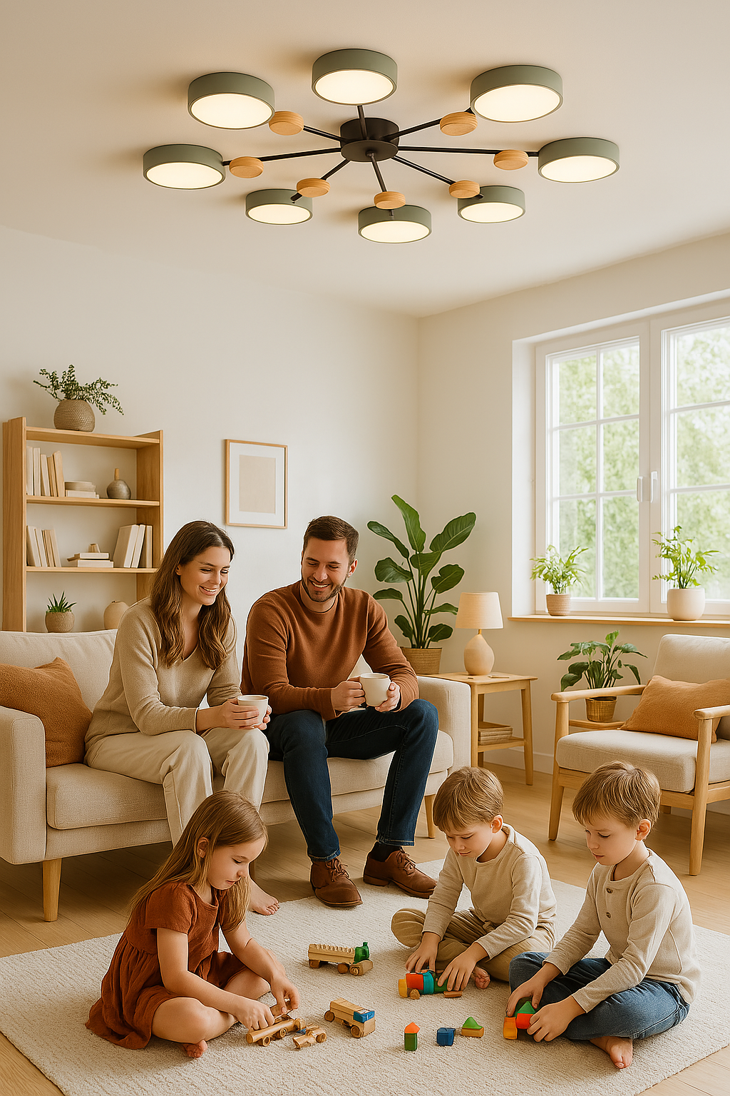 Frendorf | Skandinavische Deckenleuchte – Verzweigtes Design, Stilvoll & Nachhaltig mit LED-Technologie