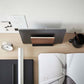 Slim Laptop Stand - Stahl + Holz