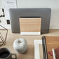 Slim Laptop Stand - Stahl + Holz