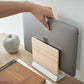 Slim Laptop Stand - Stahl + Holz