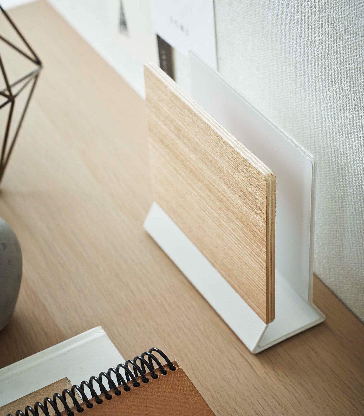 Slim Laptop Stand - Stahl + Holz