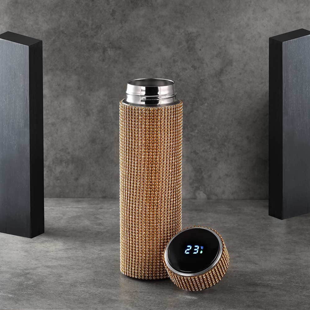 Smart Bottle Thermos I Smarte Temperaturanzeige Zirkonia Vakuumflasche 500 ML