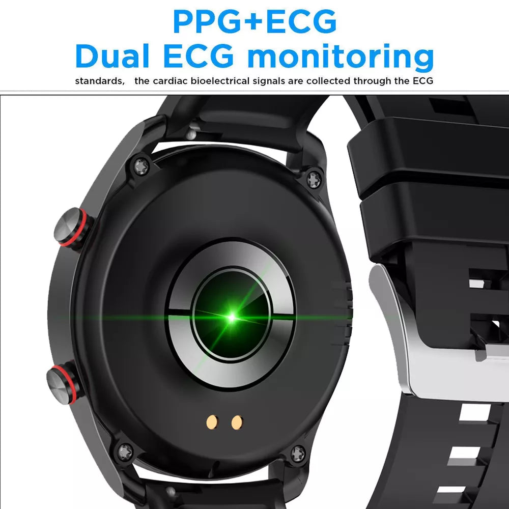 Frendorf | 1,28-Zoll Smartwatch mit fortschrittlicher Gesundheitsüberwachung, NFC-Zahlungen und Bluetooth-Anrufen