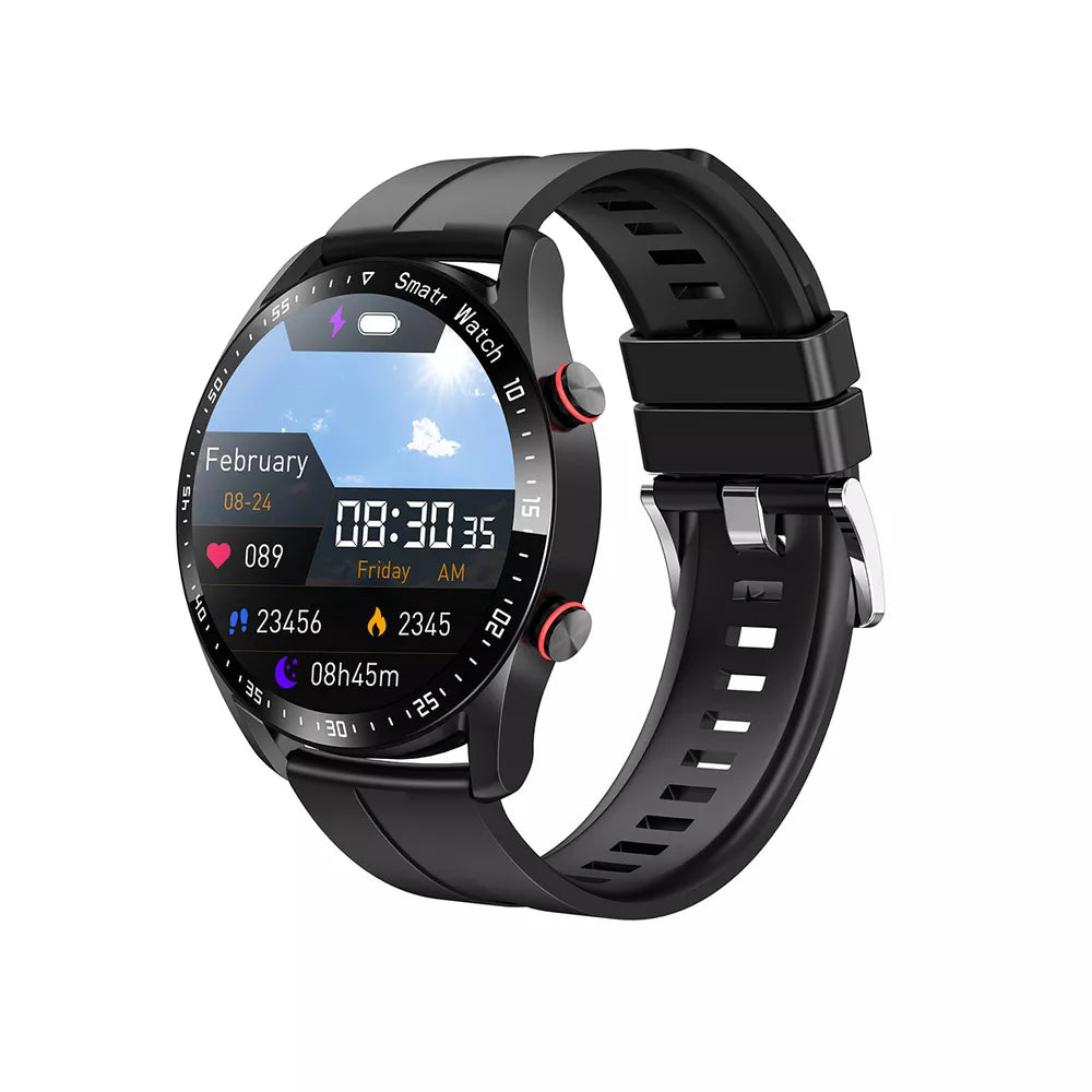 Frendorf | 1,28-Zoll Smartwatch mit fortschrittlicher Gesundheitsüberwachung, NFC-Zahlungen und Bluetooth-Anrufen