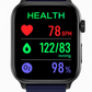 Frendorf | Smartwatch für Gesundheit & Fitness – EKG, Blutdruck, Herzfrequenzmessung – iOS & Android kompatibel