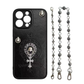 Frendorf | Multi-Chain Chrome Heart Full Wrap Schutz Crossbody Kettenetui für iPhone