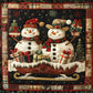 Schneemann Geschenke Quilt