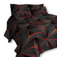 Frendorf | Soft Comforter - Luxe 3D Plaid gedruckt Bettwäsche Plüsch Bettbezug