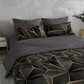 Frendorf | Soft Comforter - Luxe 3D Plaid gedruckt Bettwäsche Plüsch Bettbezug