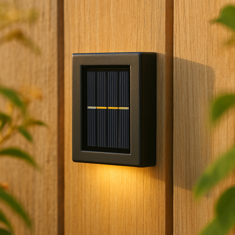 Frendorf | SolarGlow™ LED Solar Wandlampen – Kabellos, Wetterfest & Stimmungsvolles Licht für Außenbereiche