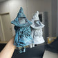 Frendorf | MysticGlow Solarbetriebene Hexen-Statue | Magisches Gartenlicht | Stimmungsvolle Solarleuchte für Außenbereich