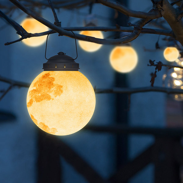 Frendorf | Moderne LED Außenlampe aus Metall und Harz – Solarbetriebene Aussenleuchte