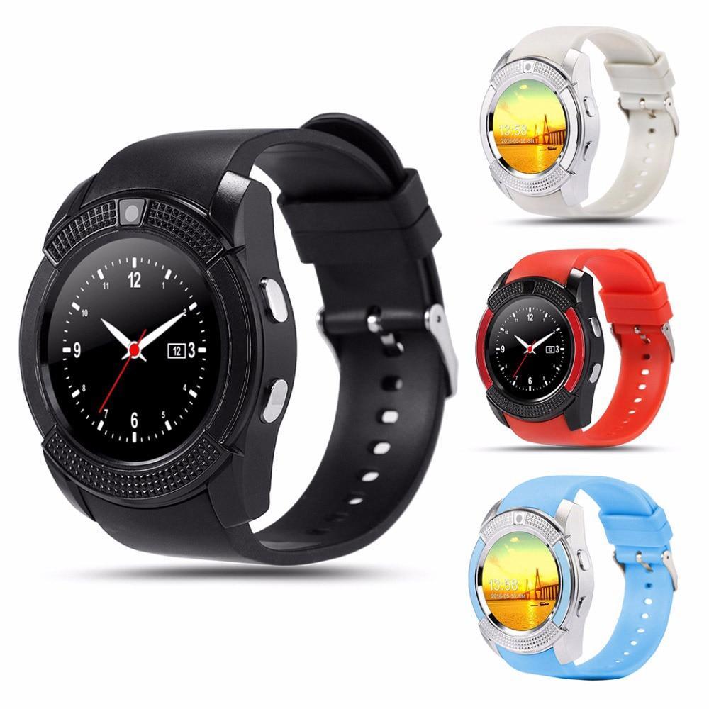 Frendorf | Sport Herren Smartwatch v8 SIM-Karte Android Kamera rund Anruf annehmen Anruf tätigen Smartwatch Herzfrequenz Fitness Tracker