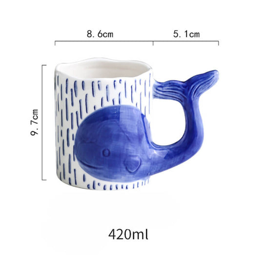 Frühling Wal Keramiktasse