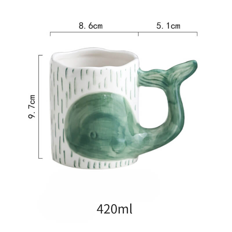 Frühling Wal Keramiktasse