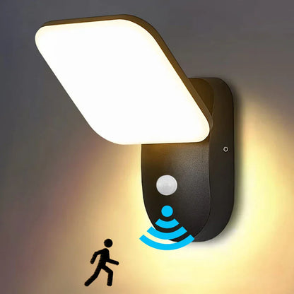 Frendorf | LumiGuard Garten Wandbeleuchtung PIR Bewegungsmelder LED 12W