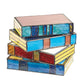 Frendorf | GlassAura Bunte Glas Leselampe | Elegantes Design | Farbige Tischbeleuchtung für Zuhause