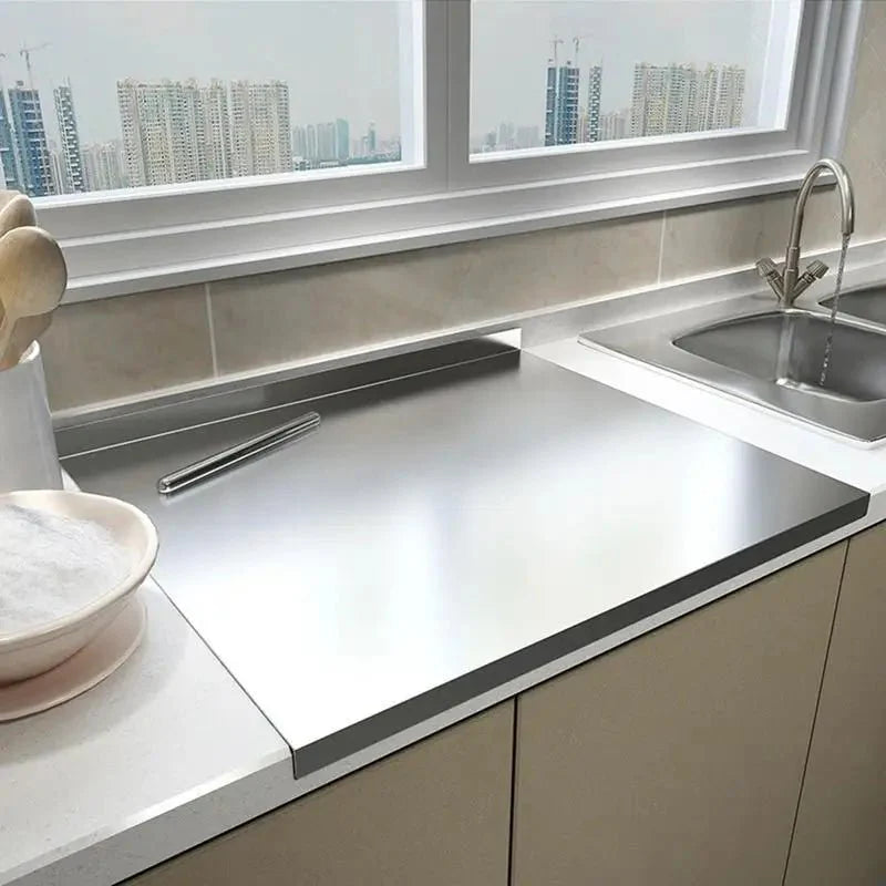 Edelstahl Schneidebrett - Hygienisches Küchenbrett
