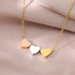 Frendorf | Triple Heart Necklace in Gold