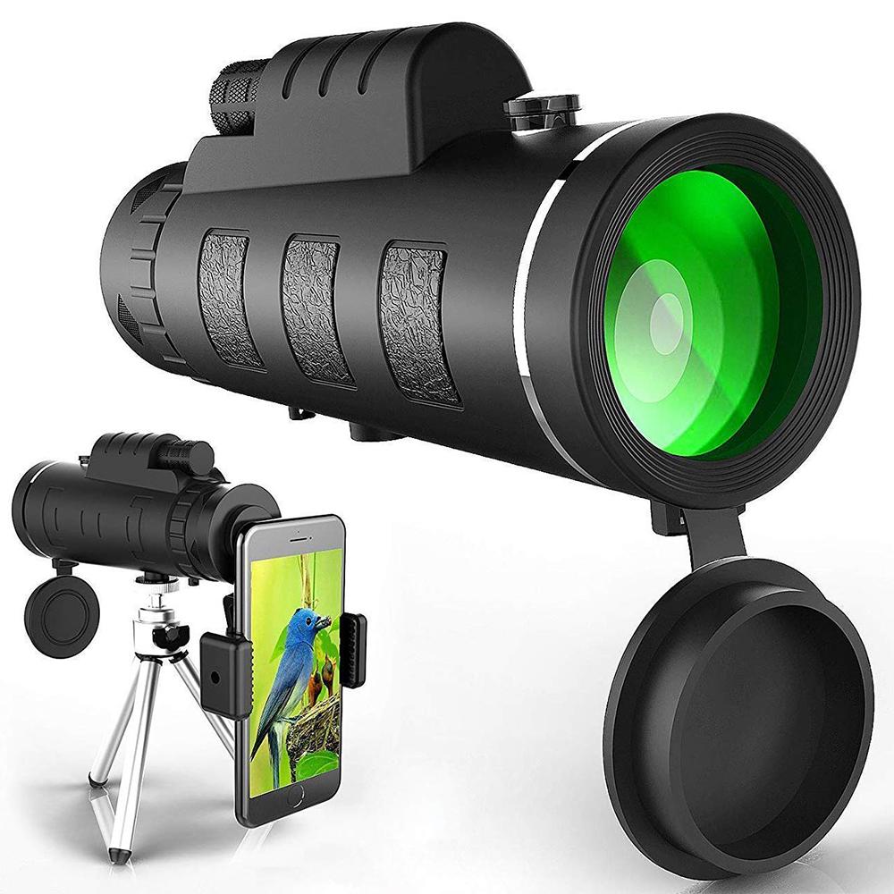 Frendorf | Starscope HD Monokular – Hochleistungs-Wasserdichtes Teleskop mit Smartphone-Halter und Stativ