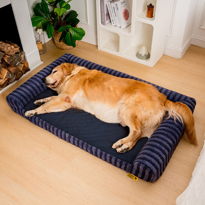 Deluxe Flauschiges Vollunterstützendes Angstlinderndes Großes Hundebett
