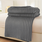 Frendorf | StripyLux Plaid - Weich, Atmungsaktive Gerippte Fleece Blanket - Dicke Plüsch Throw Blanket