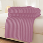Frendorf | StripyLux Plaid - Weich, Atmungsaktive Gerippte Fleece Blanket - Dicke Plüsch Throw Blanket