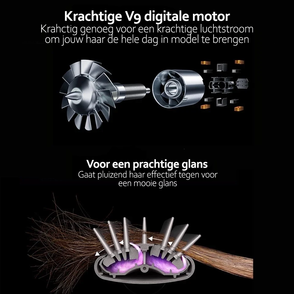 Frendorf | StyleSavvy | Haarstyler 5-in-1 | Krachtig 1000W | Ionentechnologie