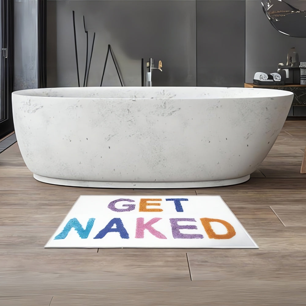 Frendorf | "Get Naked" Lustige Badezimmermatte