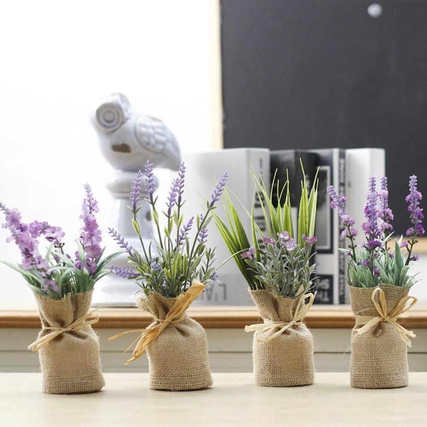 Frendorf | MagnaBloom Kompakte Magnetpflanzen | Dekorative Kunstpflanzen | Weiß, Lavendel & Foliage | Wand- und Kühlschrankdeko