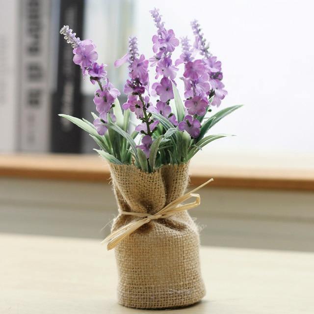 Frendorf | MagnaBloom Kompakte Magnetpflanzen | Dekorative Kunstpflanzen | Weiß, Lavendel & Foliage | Wand- und Kühlschrankdeko