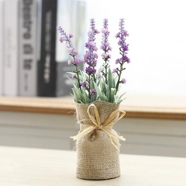 Frendorf | MagnaBloom Kompakte Magnetpflanzen | Dekorative Kunstpflanzen | Weiß, Lavendel & Foliage | Wand- und Kühlschrankdeko