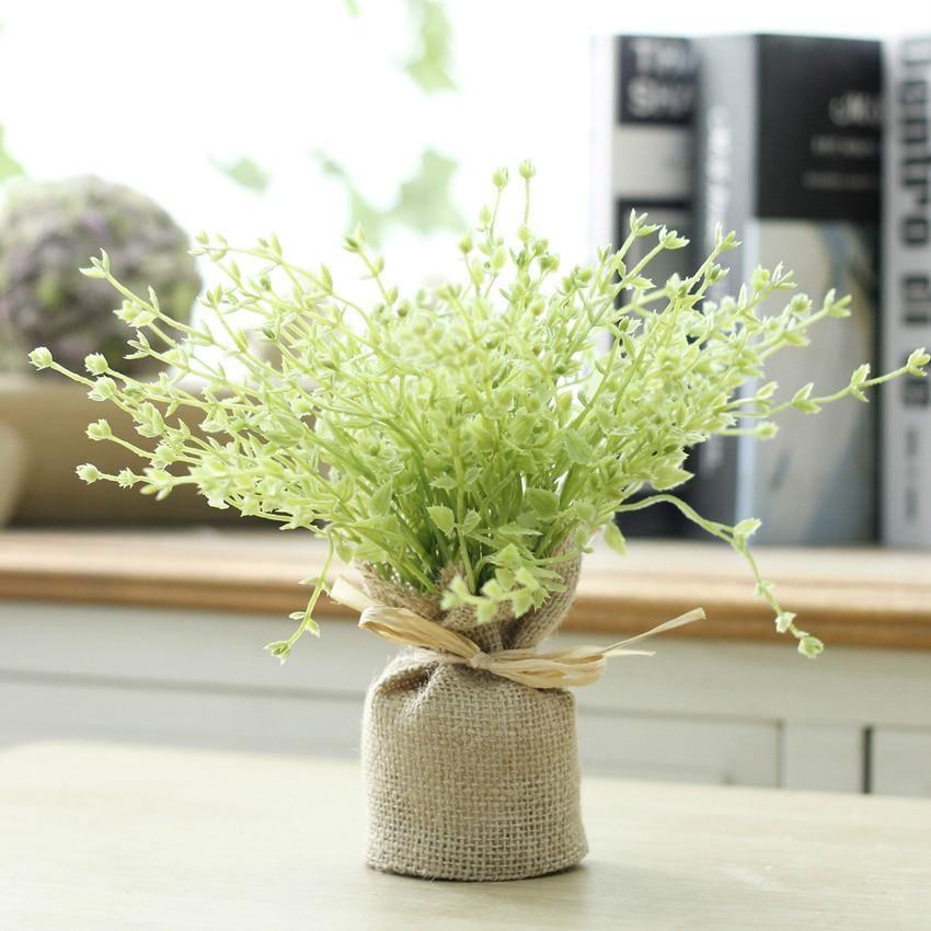 Frendorf | MagnaBloom Kompakte Magnetpflanzen | Dekorative Kunstpflanzen | Weiß, Lavendel & Foliage | Wand- und Kühlschrankdeko