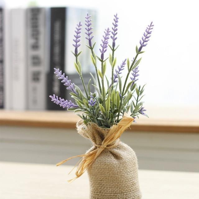 Frendorf | MagnaBloom Kompakte Magnetpflanzen | Dekorative Kunstpflanzen | Weiß, Lavendel & Foliage | Wand- und Kühlschrankdeko