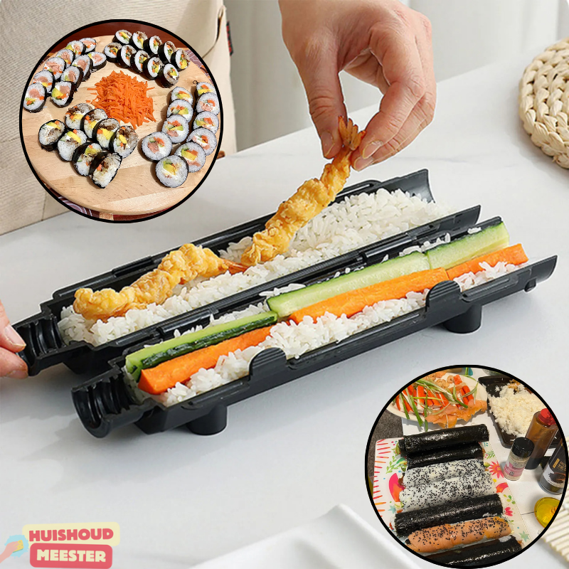 Sushi-Meister DIY-Set – Perfekte, Selbstgemachte Sushi-Rollen wie im Restaurant