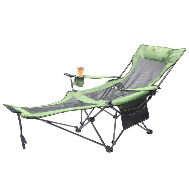 Frendorf | Tragbarer Outdoor Klappstuhl Wildfischen Camping Freizeit Hocker Edelstahl Klappstrandstuhl Möbel (Grün)