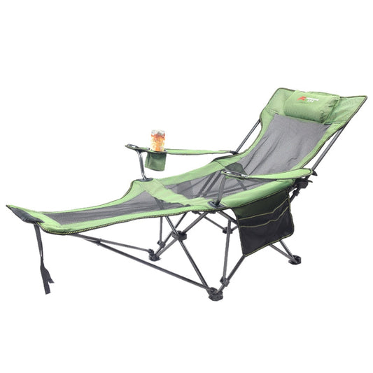 Frendorf | Tragbarer Outdoor Klappstuhl Wildfischen Camping Freizeit Hocker Edelstahl Klappstrandstuhl Möbel (Grün)