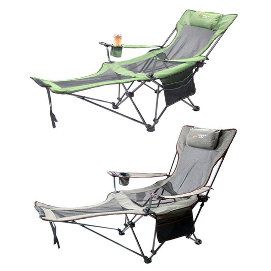 Frendorf | Tragbarer Outdoor Klappstuhl Wildfischen Camping Freizeit Hocker Edelstahl Klappstrandstuhl Möbel (Grün)