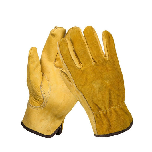 Frendorf | 2 Paare Motorradhandschuhe Reithandschuhe Garten Arbeits Schutz Sicherheits Handschuhe, GRÖSSE:XL