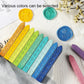 3 PCS Siegel Dedizierte Bienenwachsstift Malstempel Handgemacht DIY Werkzeug Siegelstreifen (Braunrot)