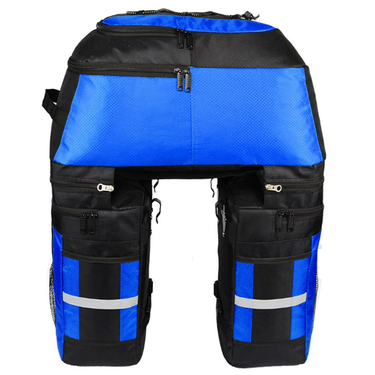 Frendorf | Mountain Bike Fahrrad Hinterrad Gepäckträgertasche Camel Bag (Schwarz Blau)