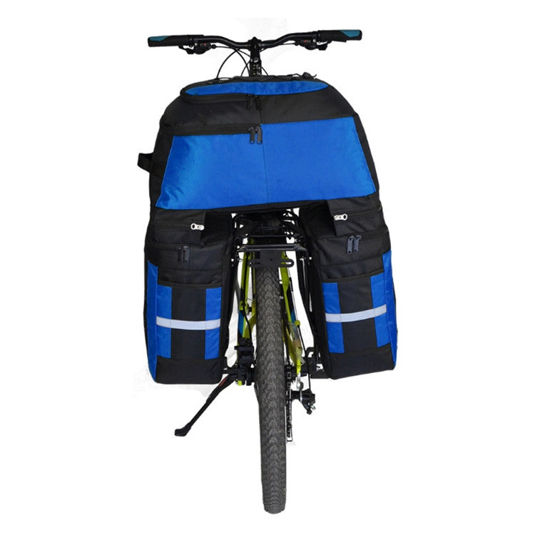Frendorf | Mountain Bike Fahrrad Hinterrad Gepäckträgertasche Camel Bag (Schwarz Blau)
