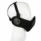 Frendorf | WoSporT Halbgesichts-Metallnetz-Feld-Ohrenschutz Outdoor-Radfahren Stahlmaske (Dschungel Digital)