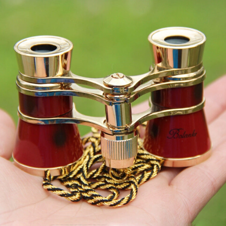 Frendorf | Metall 3X25 Gürtel Goldbeschichtung Rot Klassisches Geschenk Spiegel Teleskop