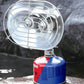 Frendorf | BRS-H22 Outdoor Camping Doppelkopf-Gasheizofen Angelheizer Backofen Ohne Gaskartusche