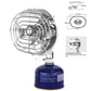 Frendorf | BRS-H22 Outdoor Camping Doppelkopf-Gasheizofen Angelheizer Backofen Ohne Gaskartusche