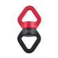 Frendorf | Anti-Knoten Rock Climbing Caster Festverbinder Abwärtsverzögerer (Rot Schwarz)