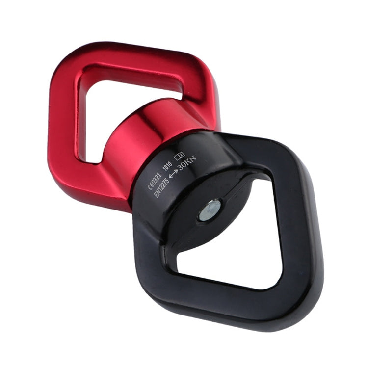 Frendorf | Anti-Knoten Rock Climbing Caster Festverbinder Abwärtsverzögerer (Rot Schwarz)